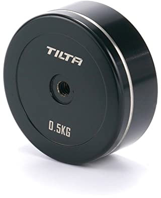 Tilta 500G Counterweight for Lightweight Shoulder Rig for DSLR Camera Camcorder – Black TA-LSR-500-B