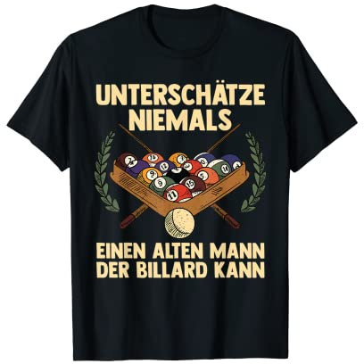 Snooker Billardtisch Billiard Billard T-Shirt