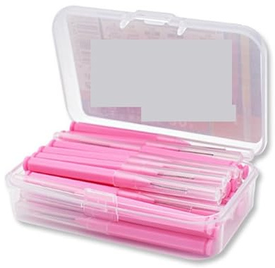 Interdentalborstar och tandtrådspinnar, Interdentalborste 30-50st Multicolor(30pcs-pink)
