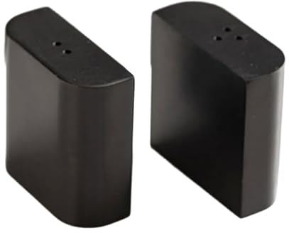 Ahmany Set di 2 contenitori per spezie con coperchio, in acciaio inox, per pepe, condimenti, condimenti, utensili da cucina, shaker per condimenti