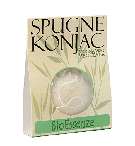 BioEssenze SPUGNE KONJAC per il viso 100% vegetali (BIANCA)