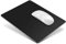 VAYDEER Metall Mauspad Aluminium Mousepad doppelseitig verfügbares Design, Hartes Mouse Pad Mat Padwasserdicht für Spiele und Büro (Mittel, Schwarz, 24x20 cm)