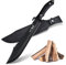 Coltello da esterno affilato Full Tang in acciaio D2, coltello da caccia grande con lama fissa da 26,5 cm, coltello da sopravvivenza