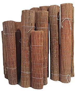 Weidenmatte Weidematte Weide Sichtschutzmatte Weidenzaun beste Preis! (140x500cm)