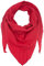 fashionchimp BASIC-Dreieckstuch in Uni-Farben aus 100% Baumwolle, Dreieck Musselin-Schal, leichtes Tuch für Damen und Herren (Rot)