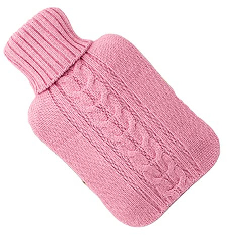 COLLBATH Wärmflaschenbezug 1l Strickbezug Für Schnellen Komfort Für Damen Acrylkautschuk