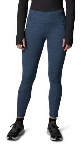 Columbia Women's Move Legging, Yoga Pants Leggings, Nocturnal Heather, L/R