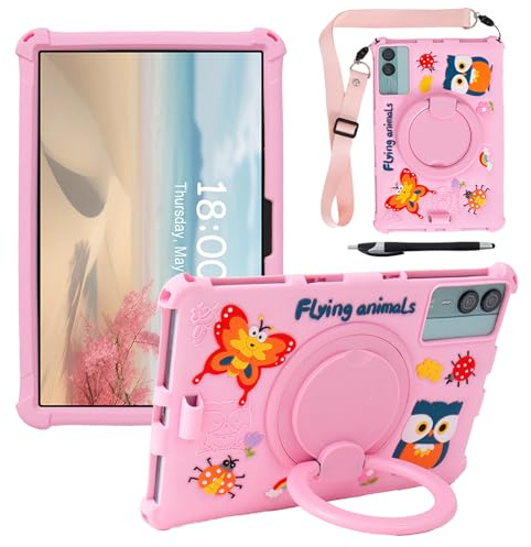 EspZanthic Universal Fodral för 11-tums Tablet, Case för Redmi Pad SE 11, Honor Pad X8a, Blackview Tab 90 WiFi, DOOGEE U11/T30S/T30SE/T30 Pro/T30 Ultra, TECLAST P50/T50HD, ALLDOCUBE 11