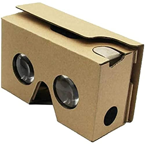 Lunettes de réalité virtuelle en carton, casque de réalité virtuelle 3D, avec sangle de tête, pour tous les smartphones de 3,5 à 6 pouces