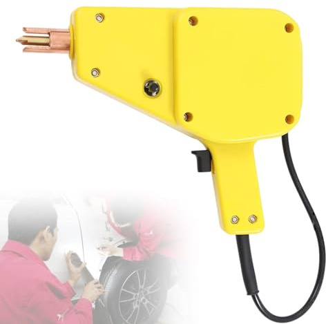 Nicvrea Kit de Extracción de Abolladuras con Pistola de Extracción de Pernos, Soplete Eléctrico de Soldadura por Puntos de 2000 W, Soldadora por Puntos C