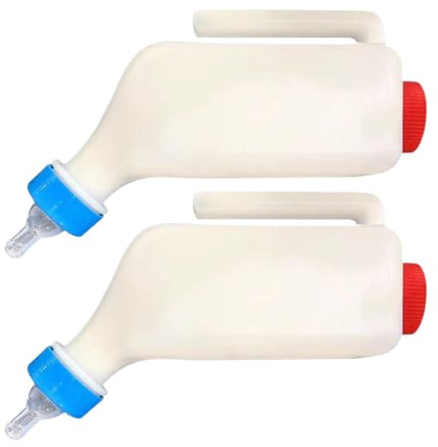 Biberons pour chèvre avec poignée ergonomique | Biberons pour moutons avec échelle pour la maison, l'intérieur et l'extérieur, chèvre, mouton, chiot