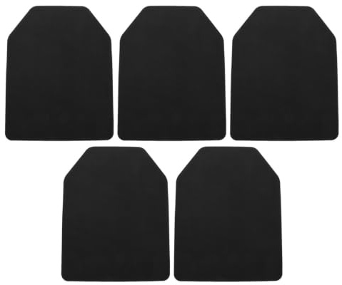 CALLARON 5pcs Boxing Chest Protector Eva Chest Pad Black Impact-absorbing Body Pad for Sparring, Hunting Vest Use