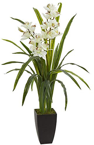 Nearly Natural 39in. Cymbidium Orchid Artificial Plant