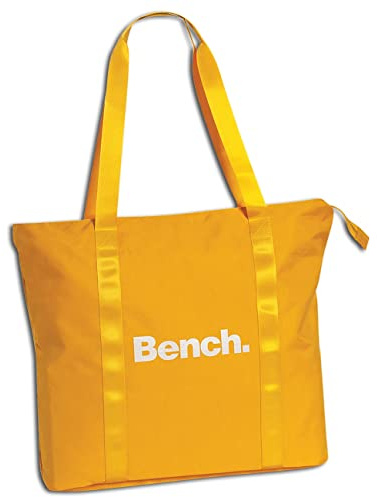 Bench. Damen Schulter Tasche Shopper Henkeltsche 43 x 40 cm (gelb)