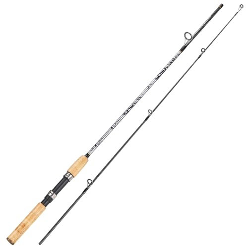 Sougayilang Glasangelruten, Spinn- und Gießruten, stark, 100% Phenol-Glasrohlinge, Edelstahlführung- 1,68M