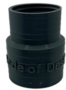 Vacuum Hose Adapter – Universal Wet/Dry Vac Hose Connector and Extension Coupler for Shop Cleanup and Dust Collection Systems (1-7/8 Inch to 1-1/4 Inch)