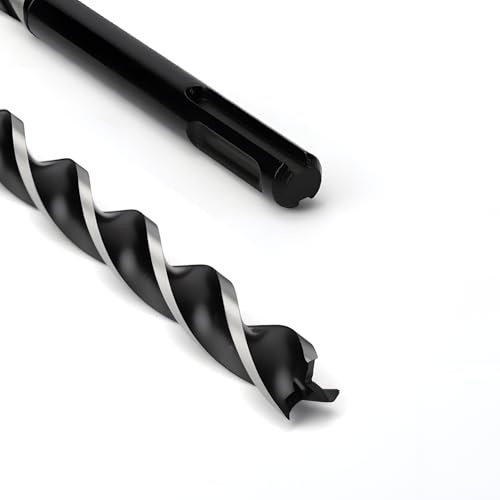 Mèche hélicoïdale Sds Plus 12 x 460 mm pour bois tendre, bois dur, avec pointe de centrage