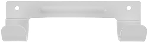 SHINEOFI Support Mural pour Planche à Repasser Blanc Porte-Fer et Rangement avec Crochets de Suspension Montage Facile pour Buanderie et Chambre