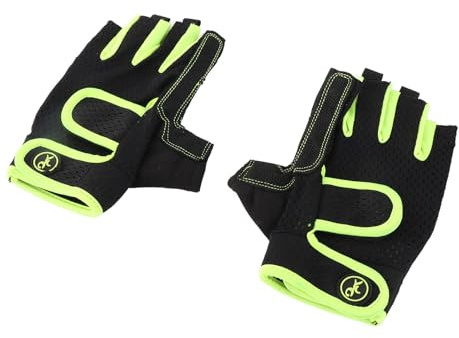 Aumotop Short Finger Cycle Handskar med 3/4 Finger Design, Segelhandskar med överlägsen Grepp för Män och Kvinnor för Fiske Kajakpaddling Rosa XS/S/M/L (S)