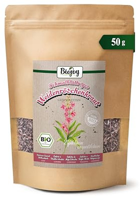 Biojoy Ekologisk mjölkört, mjölkörtste, 50 g | Mjölkörtsört, löst örtte, torkad, skuren, Epilobium angustifolium L.