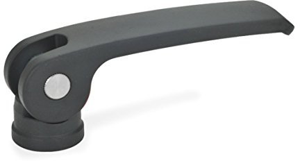 Ganter Normelemente | Exzenterspanner mit Innengewinde - 927-63-M5-B-B | Hebel Zink-Druckguss, schwarz 1 Stück