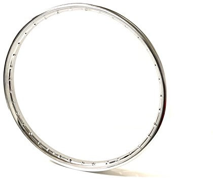 Chrom-Felge 1,50 x 17 Zoll – passend für Mofa, Moped, Mokick, KKR – 36 Loch Felgenring – Ersatzfelge für Kreidler K54 Florett RS, Zündapp KS GTS C 50, Eiertank u.v.m.