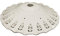 Keyhomestore -Ersatz Keramik flache Lampenschirm für klassische rustikale Landhaus Pendelleuchte - 43 cm 100% Made in Italy unsere Produktion