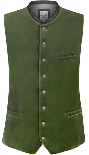 Stockerpoint Lorenzo1 Chaleco Tradicional, Verde Musgo, 60 para Hombre