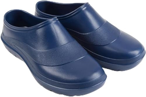 DEMAR leichte Soft Clogs Gartenclogs Gartenschuhe blau Gr. 37 (Soft-Clogs-N)