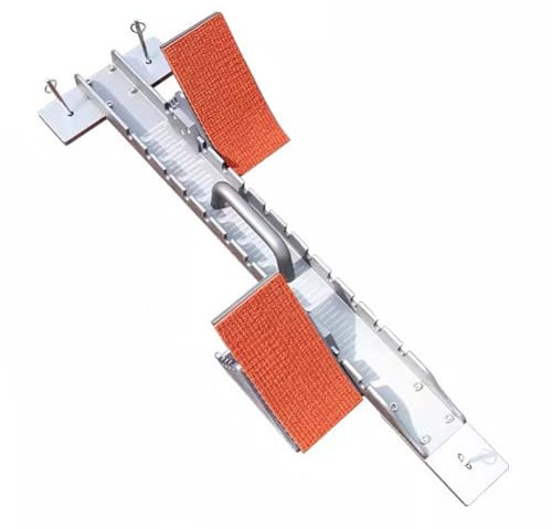 KK-GGL Sprinter-Startblock, Startblöcke Der Startblöcke, Einstellbare 6-Winkeleinstellung Für Anfänger, Multifunktions-Aluminium-Legierungstartblock, Für Plastikstraßen, Gleise, Spuren,90cm b