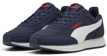 PUMA Unisex R78 Lightwind sneakers, Marinröd vit blå, 44.5 EU