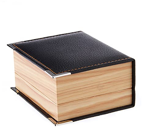 TLMDXTEU Manschettenknopfbox Manschettenknopfbox PU-Leder Verpackungsbox Manschettenknöpfe Schmuckaufbewahrungsbox