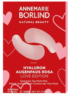 ANNEMARIE BÖRLIND Eye & LIPPENPFLEGE - Almohadillas para los ojos y labios (6 x 2 unidades), color rosa