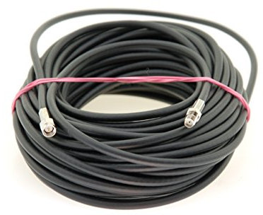 Alda PQ Antennen Verlängerungskabel 15m, Antennenkabel RG58 mit SMA/M auf SMA/F Steckern zur Antennenverlängerungund Empfangsverbesserung. Kabel ist für den Hochfrequenzbereich ausgelegt.
