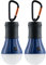 AceCamp® 2er LED Campinglampe Batteriebetrieben - Blau, 3 AAA Batterien inkl., Leuchtdiode (LED), 4,5 V, für Zelt, Outdoor Gadget, Stromausfall Lampe