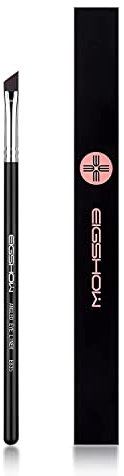 EIGSHOW Eyeliner-Pinsel, fein abgewinkelt, Profi-Präzisions-Pinsel, ultradünn, abgeschrägt, flacher Winkel, Premium-Qualität, zum Auftragen von Gelpuder, flüssiger Creme