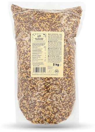 KoRo - Mix di semi bio 2 kg - per pane integrale, cracker e grissini - topping bio ricco di proteine