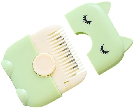 Peine Navaja Para Cortar Pelo, Recortador De Puntas Abiertas, Herramienta 2 en 1 Para Cortar Flequillos Infantiles y Puntas Abiertas Para Casa, Viajes, Niños y Adultos