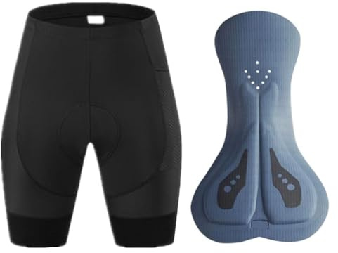 Generico Pantaloncini Imbottiti per Bici Pantaloncini da Ciclismo Uomo, Abbigliamento su Strada, Pantaloni Discesa, Motociclista, Corti Resistenti Pantaloncini Corti da Bicicletta(Shorts,3XL)
