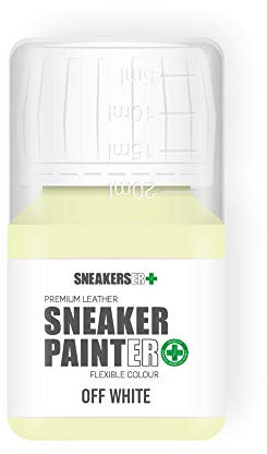 SNEAKERSER SNEAKER PAINTER Premium Leather Flexible Sneaker Paint OFFWHITE 30ml for Sneakers, Trainers, Shoes and Footwear - SNEAKERS ER