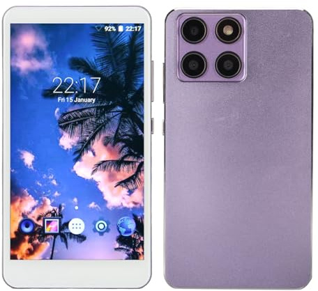 MP4-spelare Octa Core Mtk Chip, 5,0 Tums HD-skärm MP3- och MP4-spelare, Music Dreamer Switch HiFi Stereo, Tri, Uppspelningsläge, Trådlös Höghastighetsnedladdning (Lila)