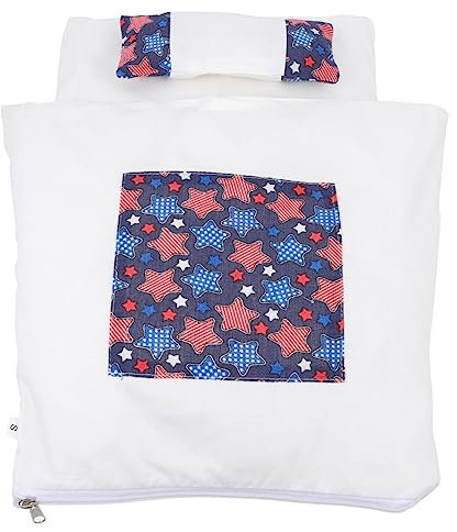 VANZACK Katzennest Schlafsack Abnehmbar Und Für Drinnen Und Draußen Atmungsaktiv Und Geeignet Für Katzen Und Kleine Haustiere Tiefer Blauer Stern