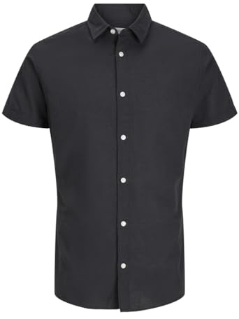 JJEBREEZE Camiseta SS SN, Negro, M