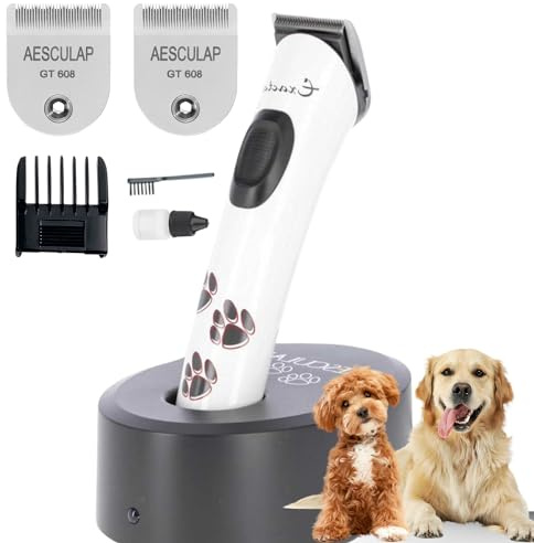 Agrarzone Aesculap Exacta - Tosatrice per cani, colore: bianco