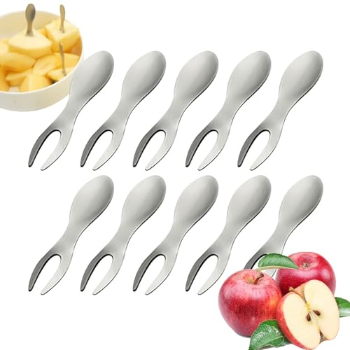 Majskolvshållare Antiskållning, Gaffel, Spett, Mathantering, Servering | Set med 10 stycken Majskolvsspetthållare för Hushållet, Köket, Utomhusbruk, Grillen, Grillning, Matlagning, Måltider