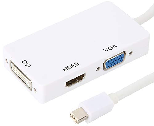 Omquot MiniDP till DVI VGA-omvandlare kabeladapter stor användbarhet och videoutgång i flera format för 100 % helt ny, DVI/VGA 480i/480p, 576p, 720p, 1080i/1080p ingen
