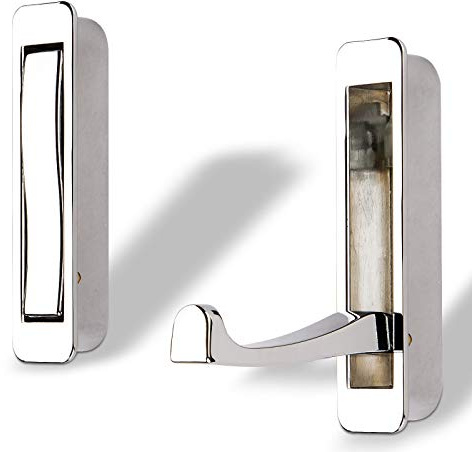 SOTECH Fällkrokar ZILLY modern kappkrok kläder ventilator kappkrok vikbar för att släppa in / 80 x 20/66 mm/polerad krom inloppskrokar