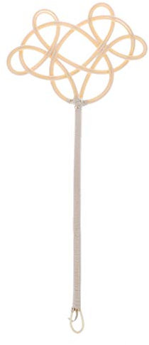 ruiruiNIE Household Cleaning Traditional Racket Woven Imitation Rattan Clean Duster Carpet Rug Beater Durable Handmade