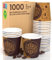 1000 Bicchierini in Carta per caffè 65ml PubCUP Bicchieri Ecologici Biodegradabili Monouso Piccoli Asporto Bevande Calde