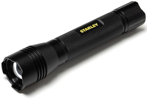 Stanley SXLS50104E 650LM Aluminium LED Torch, 5w, Rechargeable